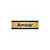 Özarslan Dizayn Ambar 5x20 cm Altın Renk Metal Yönlendirme Levhası