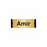 Özarslan Dizayn Amir 5x20 cm Altın Renk Metal Yönlendirme Levhası
