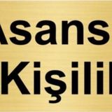 Özarslan Dizayn Asansör 4 Kişiliktir 10x20 cm Altın Renk Metal Yönlendirme Levhası