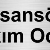 Özarslan Dizayn Asansör Bakım Odası 5x20 cm Gümüş Renk Metal Yönlendirme Levhası