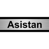 Özarslan Dizayn Asistan 5x20 cm Gümüş Renk Metal Yönlendirme Levhası