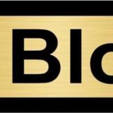 Özarslan Dizayn B Blok 10x20 cm Altın Renk Metal Yönlendirme Levhası