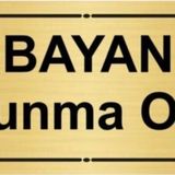 Özarslan Dizayn Bayan Soyunma Odası 7x20 cm Altın Renk Metal Yönlendirme Levhası