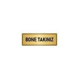 Özarslan Dizayn Bone Takınız 7x20 cm Altın Renk Metal Yönlendirme Levhası