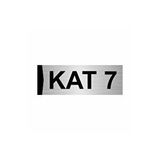 Özarslan Dizayn Departman Kapı İsimliği 7. Kat 7x20 cm Gümüş Renk Metal Yönlendirme Levhası