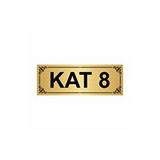 Özarslan Dizayn Departman Kapı İsimliği 8. Kat 7x20 cm Altın Renk Metal Yönlendirme Levhası