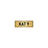 Özarslan Dizayn Departman Kapı İsimliği 9. Kat 10x20 cm Altın Renk Metal Yönlendirme Levhası