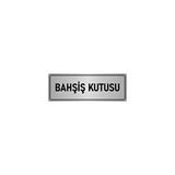 Özarslan Dizayn Departman Kapı İsimliği Bahşiş Kutusu 10x20 cm Altın Renk Metal Yönlendirme Levhası
