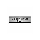 Özarslan Dizayn Departman Kapı İsimliği Çocuk Oyun Alanı 5x20 cm Gümüş Renk Metal Yönlendirme Levhası