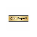 Özarslan Dizayn Departman Kapı İsimliği Çöp Sepeti 10x20 cm Altın Renk Metal Yönlendirme Levhası