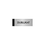Özarslan Dizayn Departman Kapı İsimliği Dublukat 7x20 cm Gümüş Renk Metal Yönlendirme Levhası