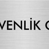 Özarslan Dizayn Departman Kapı İsimliği Güvenlik Odası 7x20 cm Gümüş Renk Metal Yönlendirme Levhası