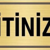Özarslan Dizayn Departman Kapı İsimliği İtiniz 10x20 cm Altın Renk Metal Yönlendirme Levhası