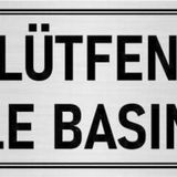 Özarslan Dizayn Departman Kapı İsimliği Lütfen Zile Basınız 7x20 cm Gümüş Renk Metal Yönlendirme Levhası