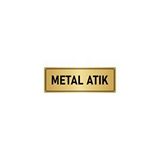 Özarslan Dizayn Departman Kapı İsimliği Metal Atık 5x20 cm Altın Renk Metal Yönlendirme Levhası