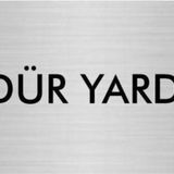 Özarslan Dizayn Departman Kapı İsimliği Müdür Yardımcısı 5x20 cm Gümüş Renk Metal Yönlendirme Levhası