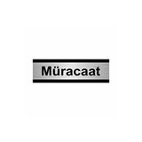 Özarslan Dizayn Departman Kapı İsimliği Müracaat 7x20 cm Gümüş Renk Metal Yönlendirme Levhası