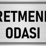 Özarslan Dizayn Departman Kapı İsimliği Öğretmenler Odası 7x20 cm Gümüş Renk Metal Yönlendirme Levhası
