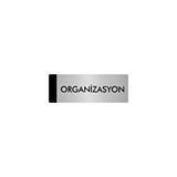 Özarslan Dizayn Departman Kapı İsimliği Organizasyon 5x20 cm Gümüş Renk Metal Yönlendirme Levhası
