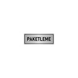 Özarslan Dizayn Departman Kapı İsimliği Paketleme 10x20 cm Gümüş Renk Metal Yönlendirme Levhası