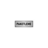 Özarslan Dizayn Departman Kapı İsimliği Paketleme 5x20 cm Gümüş Renk Metal Yönlendirme Levhası