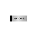 Özarslan Dizayn Departman Kapı İsimliği Personel 10x20 cm Gümüş Renk Metal Yönlendirme Levhası