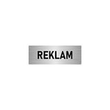 Özarslan Dizayn Departman Kapı İsimliği Reklam 10x20 cm Gümüş Renk Metal Yönlendirme Levhası