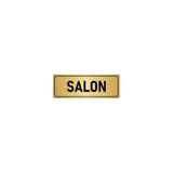 Özarslan Dizayn Departman Kapı İsimliği Salon 10x20 cm Altın Renk Metal Yönlendirme Levhası