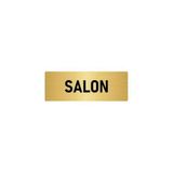 Özarslan Dizayn Departman Kapı İsimliği Salon 5x20 cm Altın Renk Metal Yönlendirme Levhası