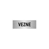 Özarslan Dizayn Departman Kapı İsimliği Vezne 10x20 cm Gümüş Renk Metal Yönlendirme Levhası