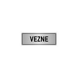 Özarslan Dizayn Departman Kapı İsimliği Vezne 7x20 cm Gümüş Renk Metal Yönlendirme Levhası