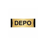 Özarslan Dizayn Depo 10x20 cm Altın Renk Metal Yönlendirme Levhası