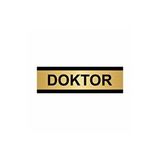 Özarslan Dizayn Doktor 10x20 cm Altın Renk Metal Yönlendirme Levhası