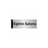 Özarslan Dizayn Eğitim Salonu 10x20 cm Gümüş Renk Metal Yönlendirme Levhası