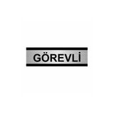 Özarslan Dizayn Görevli 7x20 cm Gümüş Renk Metal Yönlendirme Levhası