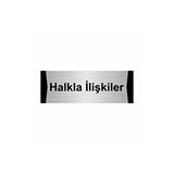 Özarslan Dizayn Halkla İlişkiler 10x20 cm Gümüş Renk Metal Yönlendirme Levhası