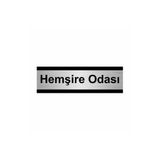 Özarslan Dizayn Hemşire Odası 7x20 cm Gümüş Renk Metal Yönlendirme Levhası