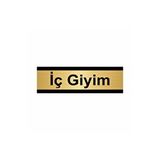 Özarslan Dizayn İç Giyim 5x20 cm Altın Renk Metal Yönlendirme Levhası