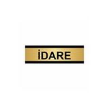 Özarslan Dizayn İdare 7x20 cm Altın Renk Metal Yönlendirme Levhası