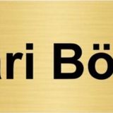 Özarslan Dizayn İdari Bölüm 5x20 cm Altın Renk Metal Yönlendirme Levhası
