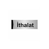 Özarslan Dizayn İthalat 10x20 cm Gümüş Renk Metal Yönlendirme Levhası