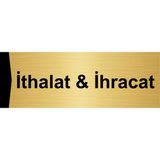Özarslan Dizayn İthalat ve İhracat 7x20 cm Altın Renk Metal Yönlendirme Levhası