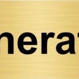 Özarslan Dizayn Jeneratör 5x20 cm Altın Renk Metal Yönlendirme Levhası