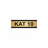 Özarslan Dizayn Kat 10 5x20 cm Altın Renk Metal Yönlendirme Levhası