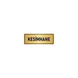 Özarslan Dizayn Kesimhane 10x20 cm Altın Renk Metal Yönlendirme Levhası
