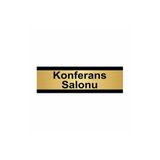 Özarslan Dizayn Konferans Salonu 5x20 cm Altın Renk Metal Yönlendirme Levhası