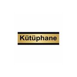 Özarslan Dizayn Kütüphane 7x20 cm Altın Renk Metal Yönlendirme Levhası
