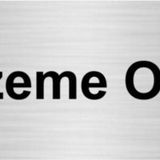 Özarslan Dizayn Malzeme Odası 5x20 cm Gümüş Renk Metal Yönlendirme Levhası