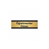 Özarslan Dizayn Öğretmenler Odası 7x20 cm Altın Renk Metal Yönlendirme Levhası