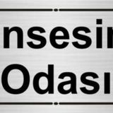 Özarslan Dizayn Prensesimin Odası 7x20 cm Gümüş Renk Metal Yönlendirme Levhası